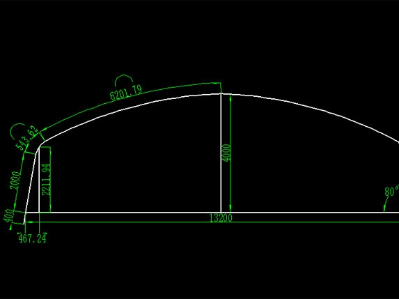 13.2米大棚圖紙 13.2米大棚圖紙