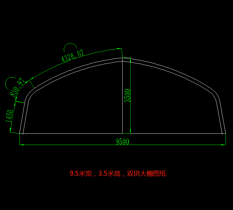 9米寬雙拱大棚高清圖片 9米寬雙拱大棚高清圖片